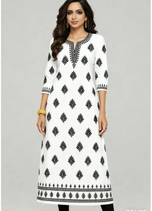 Muslim Black Dress Kurt Women's Fashionable Long Sleeved Straight Tube Casual Round Neck Elephant Pattern Islamic Women Clothing