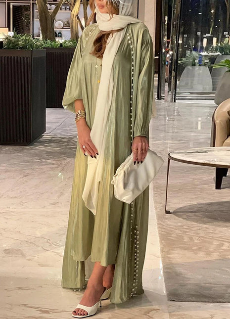 Muslim Dress 2 Piece Set Abayas Women Autumn Elegant Party Arab Morocco Hijab Abaya Dubai Turkey Islam Kaftan Musulmane Vestidos