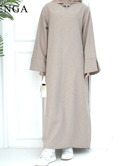 2024 New Dubai Abaya for Muslim Women Eid Ramadan Modest Dress Türkiye Loose Large Elegant Dress Gown Female Islam Clothing