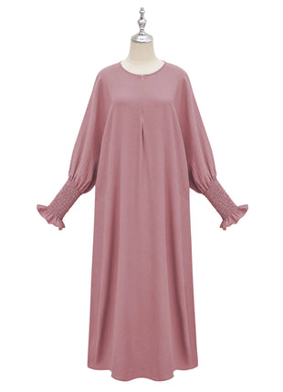 Minimalist Black Front-Zip Plain Abaya Maxi Dress Women Muslim Egyptian Kaftan Ramadan Jalabiya Islam Saudi Arabic Outfits 2025