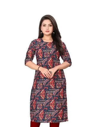 Muslim Kurt Women Casual Fashion Dress Peacock Straight Tube Casual Ethnic Peacock National Style Abito Donna Musulmana