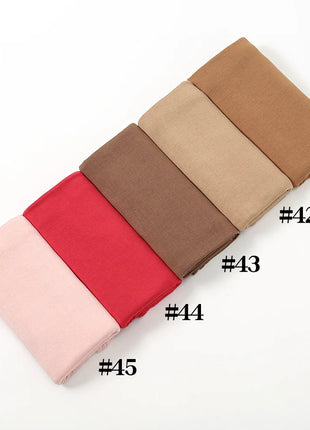 Premium Jersey Hijab Scarf For Muslim Women Turban Femme Africaine Hijabs For Woman Head Wrap Hoofddoek Headscarf Ramadan