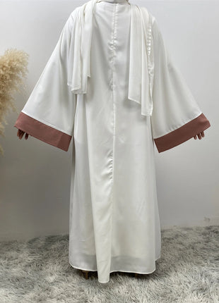 Ramadan Eid Muslim Abaya Dubai Luxury Splicing Fake Two Pieces Abayas For Women Kaftan Modest Dress Islam Caftan Marocain Femme