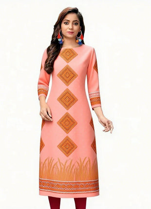 Muslim Dress Kurt Women's Fashionable And Elegant National Style Slit Hem Straight Tube Casual Color Pattern Abaya Luxury