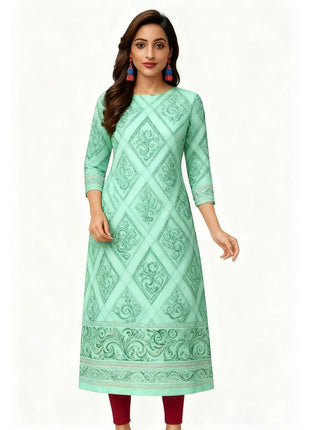 Muslim Women's Kurt Fashionable And Elegant Long Sleeved Straight Tube Casual Kurtta Turkish Abaya Kaftan Marroqui Slit hem
