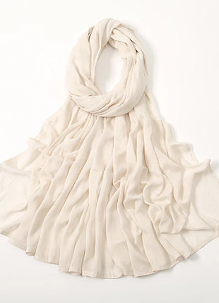 Muslim Modal Hijab Rayon Cotton Shawls for Women Plain Scarf Big Size Headscarf Islamic Turban Headband 190*85cm