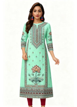 Muslim Women's Kurt Fashionable And Elegant Long Sleeved Straight Tube Casual Kurtta Turkish Abaya Kaftan Marroqui Slit hem