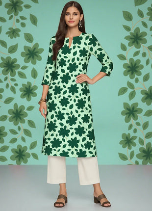 Muslim Women Kurt Fashionable And Elegant Straight Tube Casual Flowers Pattern New Comfortable Dress Islamitische Dames Kleding