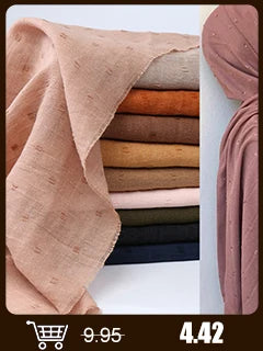 Hot Muslim Fashion Woman Soft Hijabs Scarf Shawl Plain Cotton Jersey Scarves Turban Women Long Shawls Head Wrap Headband Abaya