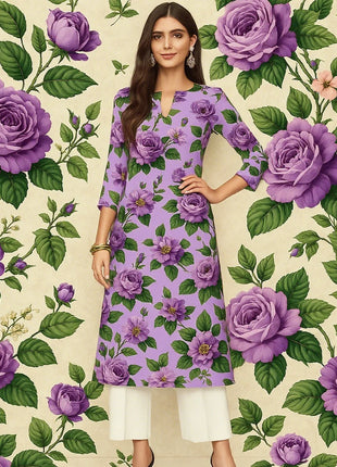 Muslim Kurt Women's Fashion Comfortable Dress Long Sleeve Straight Tube Casual Ethnic Flowers Regular Size New Dress