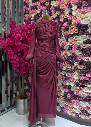 Eid Silky Women Dress Muslim Abaya Party Jalabiya Ramadan Party Long Dresses Vestidos Largos Arab Long Robe Morocco Kaftan 2025