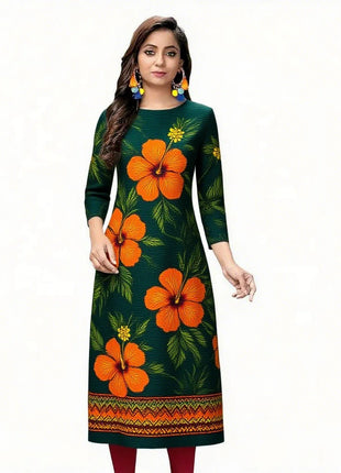 National style Muslim Women's Fashionable And Comfortable Kurtta Dress Slit hem Abito Donna Turkish Abaya Girls Prayer Dress
