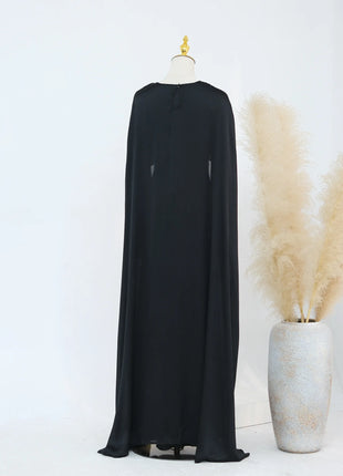 Ramadan 2 Piece Muslim Women Set Dubai Modest Abaya Islam Abayas Femme Elegant Arabic Clothing Fashion Turkey Solid Outfit 2025