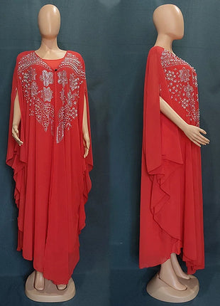 Abayas For Women Dubai Luxury 2024 Chiffon Boubou Muslim Fashion Dress Caftan Marocain Wedding Party Occasions Djellaba Femme