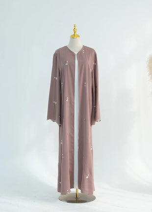 Eid Women Abaya Muslim Cardiagn Dress Prayer Embrodery Open Caftan Abayas Dubai Party Dresses Kaftan Robe Longue Vestidos Largos