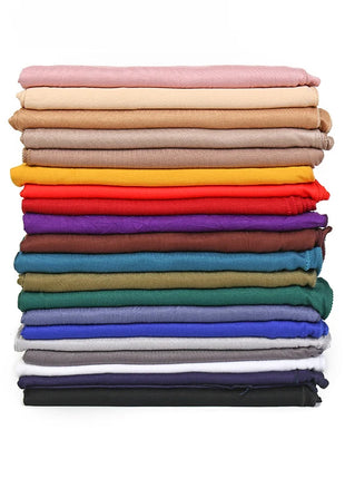 Premium Modal Cotton Jersey Hijab Scarf Muslim Long Shawl Women Plain Soft Turban Tie Head Wraps Africa Female Headband 170x60cm