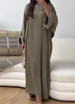 2024 Luxury Dubai Abaya Dress for Muslim Women Ramadan Eid Saudi Arabia Party Jalabiya Clothing Islamic Turkey Modest Long Robe