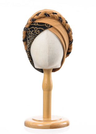 Head Scarf for Muslim Women Turban Cap Ladies Islamic Print Bonnet Hat Braid Headband Turbante Mujer Beanies Hats