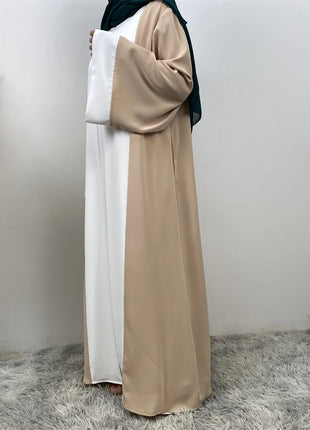 Ramadan Eid Muslim Abaya Dubai Luxury Splicing Fake Two Pieces Abayas For Women Kaftan Modest Dress Islam Caftan Marocain Femme