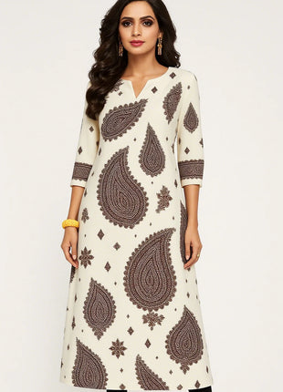 Dress Kurt Women's Fashionable And Elegant Long Sleeved Straight Tube Casual Round Neck Color Pattern Abaya Luxury