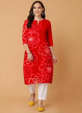 Muslim Kurtta Women's Casual Fashion Dress National style Straight Tube Casual Ethnic Flower Kaftan Moroccan Women Robe