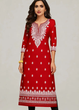 Muslim 2026 Kurtta Women's Fashionable Comfortable Dress Straight Tube Abito Donna Musulmana Islamic National style Slit hem