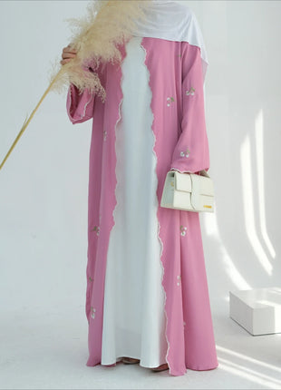 Eid Muslim Abaya for Women Embroidery Cardigan Dresses Abayas Ramadan Morocco Dubai Jalabiya Kaftan Vestidos Arab Long Robe 2025