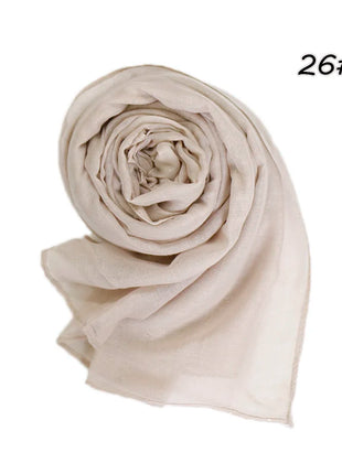 Shimmer Glitter Cotton Viscose Hijab Scarves For Women Muslim Long Shawls Headscarf Wraps Solid Headbands Stole Bufandas Turbans
