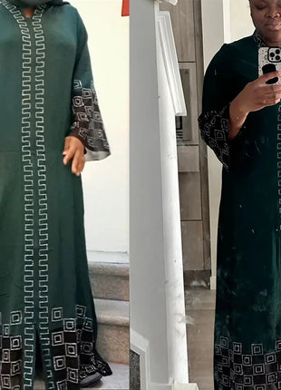 2024 Summer Women Elegant Dresses Dubai Party Outfits Long Sleeve Chiffon Dashiki Muslim Women Robe Open African Abaya Clothing