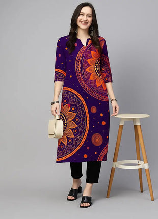 National style Women's Kurtta Casual Fashion Dress Long Sleeved Straight Tube Casual Ethnic Flower Muslim Kaftan Dresses Morocco