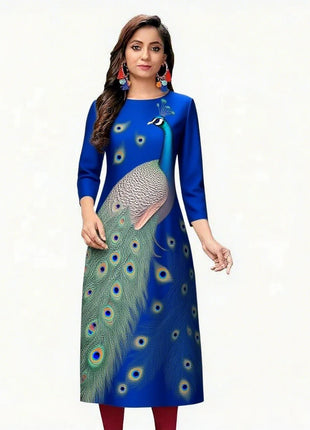 Dress Kurtta Women Fashionable Straight Tube Casual Bright Slit hem Flowers Patterns Robe Arabe Robe Abito Donna Musulmana