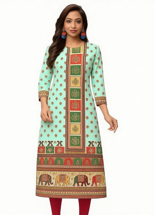 Muslim 2026 Dress Kurtta Women Fashionable And Elegant National Style Straight Tube Casual Slit hem Abito Donna Musulmana