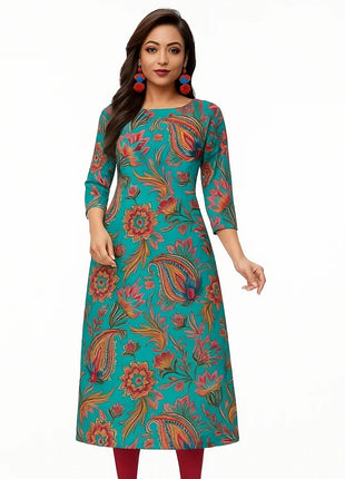 Muslim Kurt Women's Fashion Comfortable Dress Straight Tube Ethnic Vestiti Slit hem Marocchini Donna Caftan Dress Moroccan Abaya