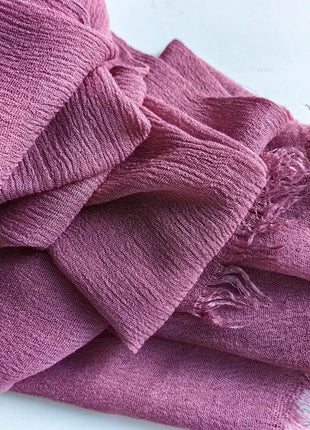 61 Colors Soft Cotton Viscose Scarf Rayon Material Muslim Hijab Mid Eastern Plain Solid Color Headscarf With Tassel