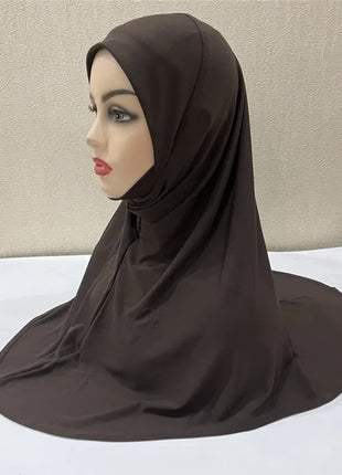 BOHOWAII Muslim Islamic Modal Hijab Scarf Instant Hijabs Headscarfs for Women Long Scarves Head Wrap Shawl Bonnet Hijabe Femme