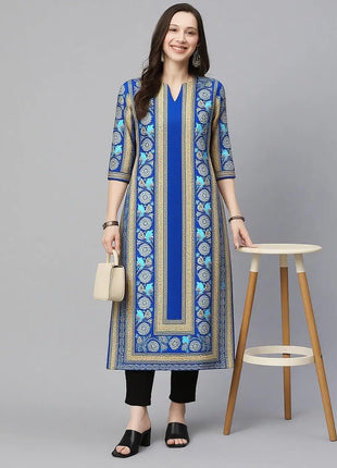 Muslim Women's Fashionable And Comfortable Kurt Dress Long Sleeved Straight Tube Casual Ethnic Abaya Women Elegant Luxury Dress