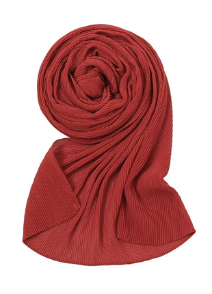 Big Size Pleated Chiffon Hijab Scarf for Muslim Women Turban Pashmina Shawls and Scarves Women Bandana Headband Hijabs Headscarf