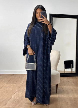 2024 Luxury Dubai Abaya Dress for Muslim Women Ramadan Eid Saudi Arabia Party Jalabiya Clothing Islamic Turkey Modest Long Robe