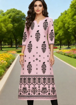 Dress Kurt Women's Fashionable And Elegant Long Sleeved Straight Tube Casual Round Neck Pattern Robe Traditionnelle Arabe