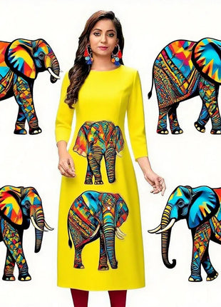 Muslim Women Kurtta Casual Fashion Dress Straight Tube Casual Ethnic Peacock Mandarin National Style Regular Women Turkish Abaya