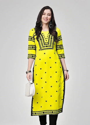 Muslim Kurt Flowers Women's Fashion Comfortable National style Straight Casual Ethnic Vestidos Slit hem Abito Donna Musulmana