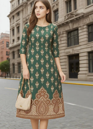 Muslim Women's Casual Fashionable Comfortable Straight Tube Casual Ethnic Turkish Abaya National style Abito Donna Musulmana