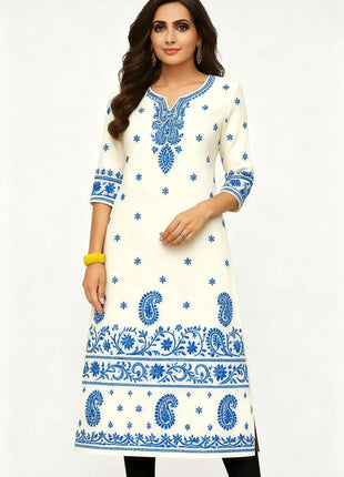 Muslim Dress Kurt Women's Fashionable And Elegant National Style Straight Tube Casual Round Neck Colorful Elephant Pattern Dress