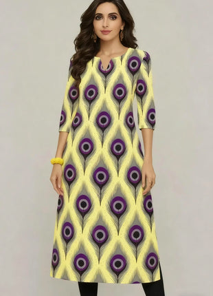 Muslim Kurtta women's Casual Fashion Dress National style Straight Tube Casual Ethnic Flower Round Neck Regular Design Sense