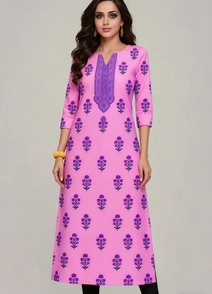 Muslim Kurtta Women Casual Fashion Dress Straight Tube Casual Ethnic Vetement Femme National style Kaftan Dress Moroccan Luxury