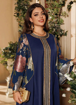 Eid Sequins Muslim Dress for Women Embroidery Party Long Dresses Robe Ramadan Dubai Kaftan Islam Vestidos Jalabiya Dresses 2025