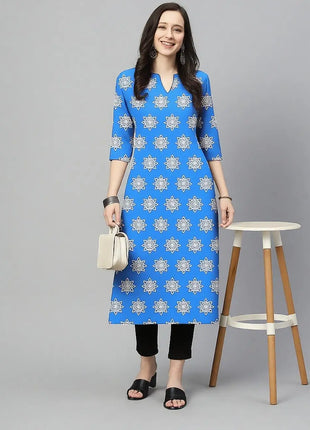 Muslim Women Kurtta Casual Dress Middle Eastern Straight Casual Ethnic Flower Mandarin National Style Caftan Marocain Femme