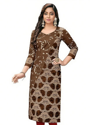 Muslim Dress Kurt Women's Fashionable And Elegant National Style Slit Hem Straight Tube Casual Abito Donna Musulmana