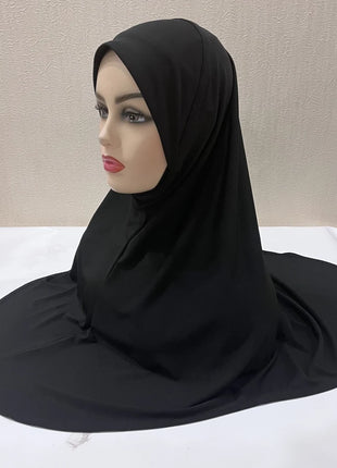 BOHOWAII Muslim Islamic Modal Hijab Scarf Instant Hijabs Headscarfs for Women Long Scarves Head Wrap Shawl Bonnet Hijabe Femme