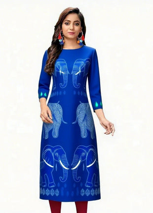 Muslim 2026 Women's Kurt Fashionable And Elegant Straight Tube Casual Kurtta Abito Donna Musulmana Girls Prayer Dress